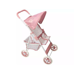 Arias - Silla de paseo con Capota para muñecas 33 x 51,5 x 55,5 cm