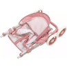 Arias - Silla de paseo con Capota para muñecas 33 x 51,5 x 55,5 cm