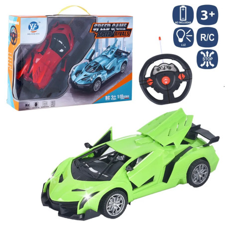 Speed Rivals - Coche R/C Abrepuertas 24 cm