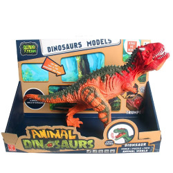 Dino Xteam - Dinosaurio Articulado Luz&Sonido 31 cm