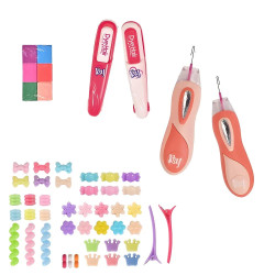 Diy Fashion - Set Trenzador y Plancha Pelo c/Accesorios