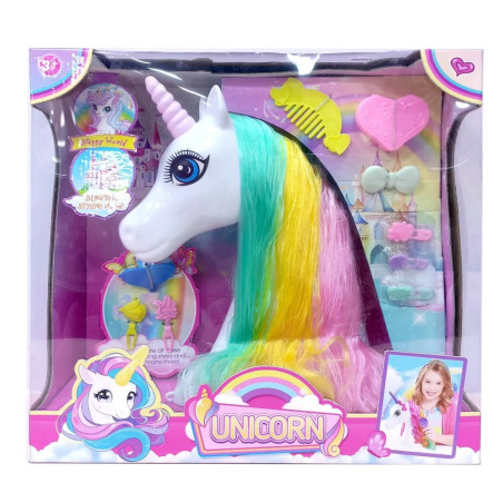 Unicorn - Busto Belleza Unicornio c/Accesorios 24 cm