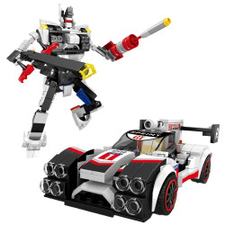 Speed - Set 2 en 1 Piezas Construcción Transformer