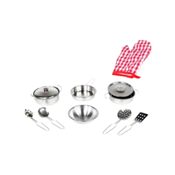 Kitchen - Juego de menaje metal 10 piezas