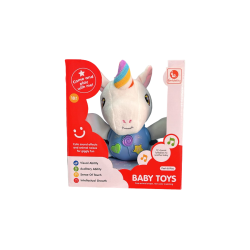Baby Toys - Peluche Unicornio c/Actividades 20 cm