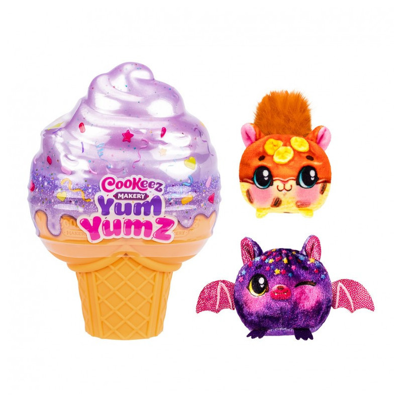 Cookeez Makery Yum Yumz Helados Mágicos Pack Dos Mascotas de Peluche