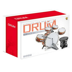 Batería con Platillo Baquetas y Banco