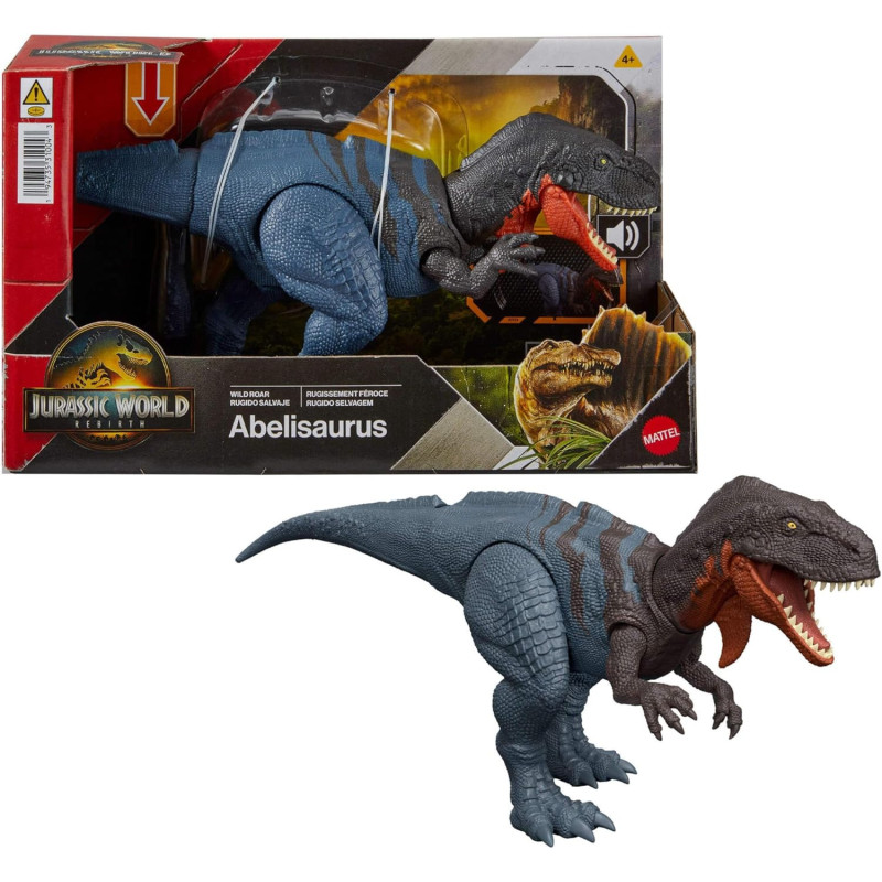 Figura Jurassic World Wild Roar Abelisaurio