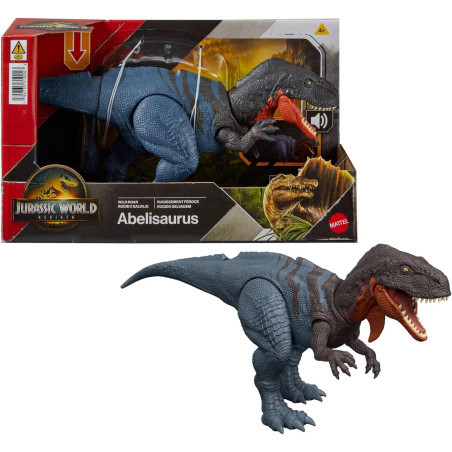 Figura Jurassic World Wild Roar Abelisaurio
