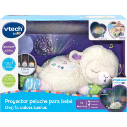 Proyector Peluche Para Bebé Ovejita Dulces Sueños