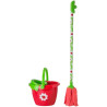 Cubo Con Escurridor + Fregona Ladybugs KIDS