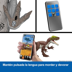 Figura de acción Mosasaurio Mordedor + Dilofosaurio