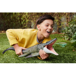 Figura de acción Mosasaurio Mordedor + Dilofosaurio