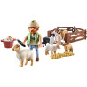 Playmobil Pastor con Rebaño de Ovejas Country 71444