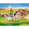Playmobil Pastor con Rebaño de Ovejas Country 71444