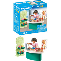 Playmobil Puesto de Dulces My Life 71540
