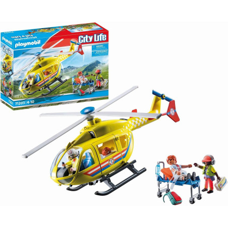Playmobil City Life Helicoptero de Rescate 71203