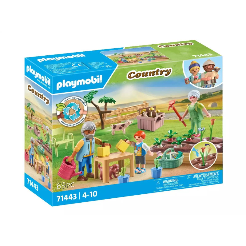 Playmobil Country Huerto con Abuelos 71443
