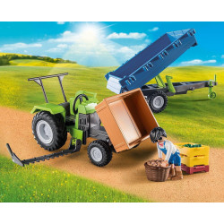 Playmobil Country Tractor con Remolque 71249