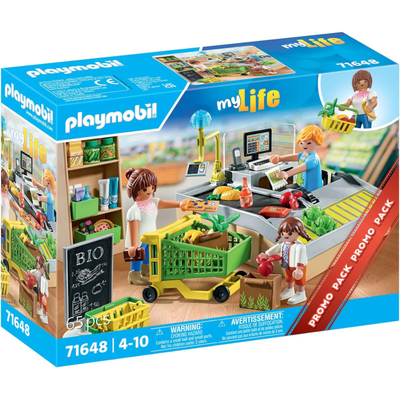 Playmobil Promo Pack Supermercado Ecológico 71648