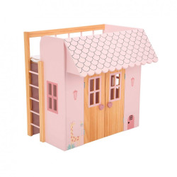 Cama Casita de Muñecas Nature Rosa Arias 50X39X50
