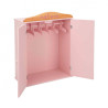 Armario Madera para ropa Muñecas Rosa Nature