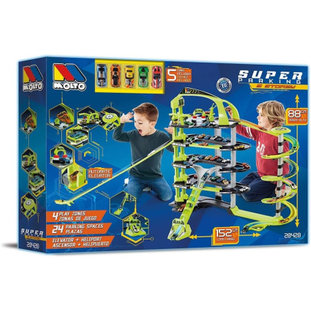 Super parking 5 plantas + 4 zonas