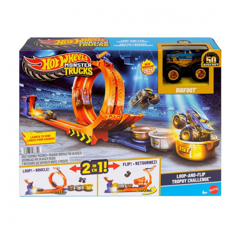 Hot Wheels Monster Trucks Trofeo Challenge de Loopings