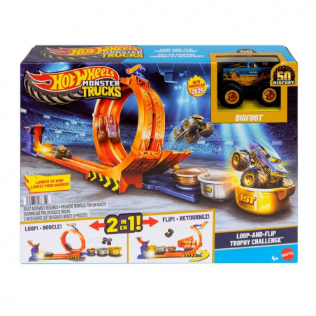 Hot Wheels Monster Trucks Trofeo Challenge de Loopings