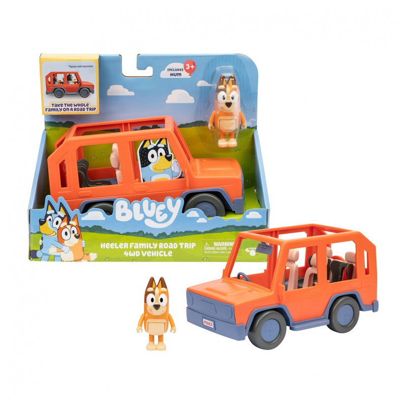 Coche 4x4 Familia Bluey