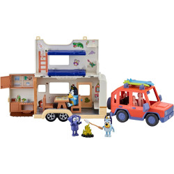 Bluey Coche Familiar + Caravana