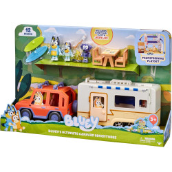Bluey Coche Familiar + Caravana