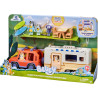 Bluey Coche Familiar + Caravana