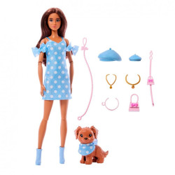 Barbie Twinning Looks Morena con Perro
