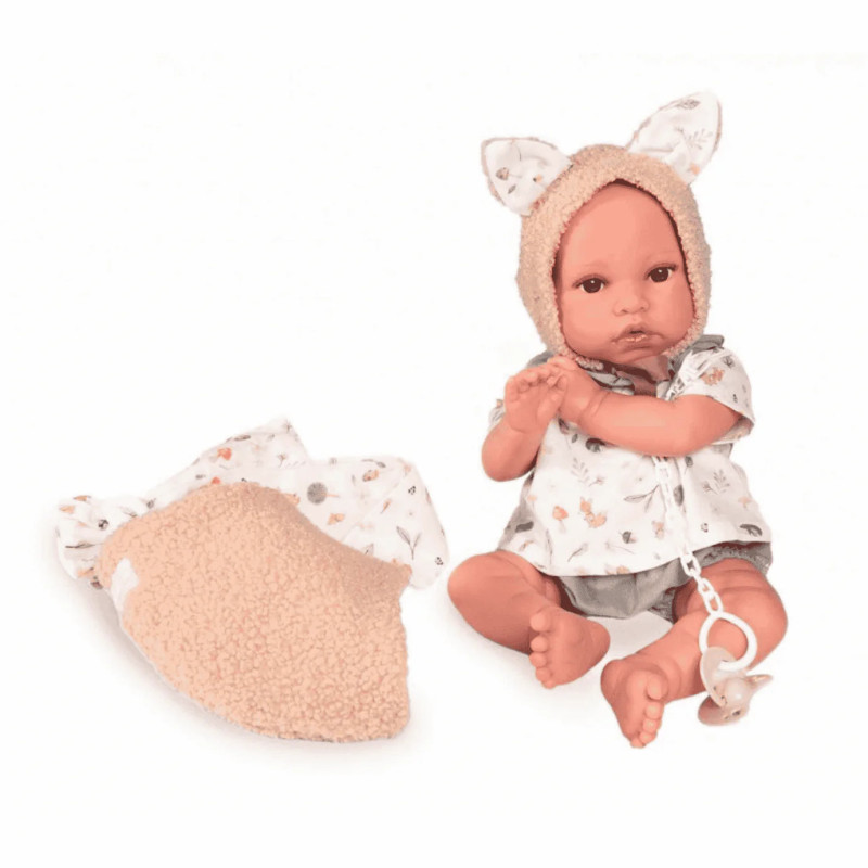 Muñeco Recién Nacido Erik con Portabebé - Antonio Juan