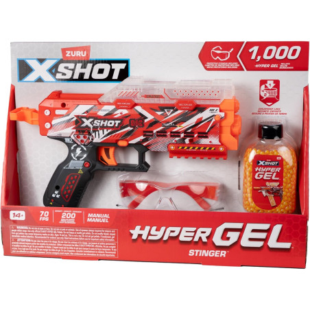 Zuru Xshot Lanzador Hyper Gel Singer