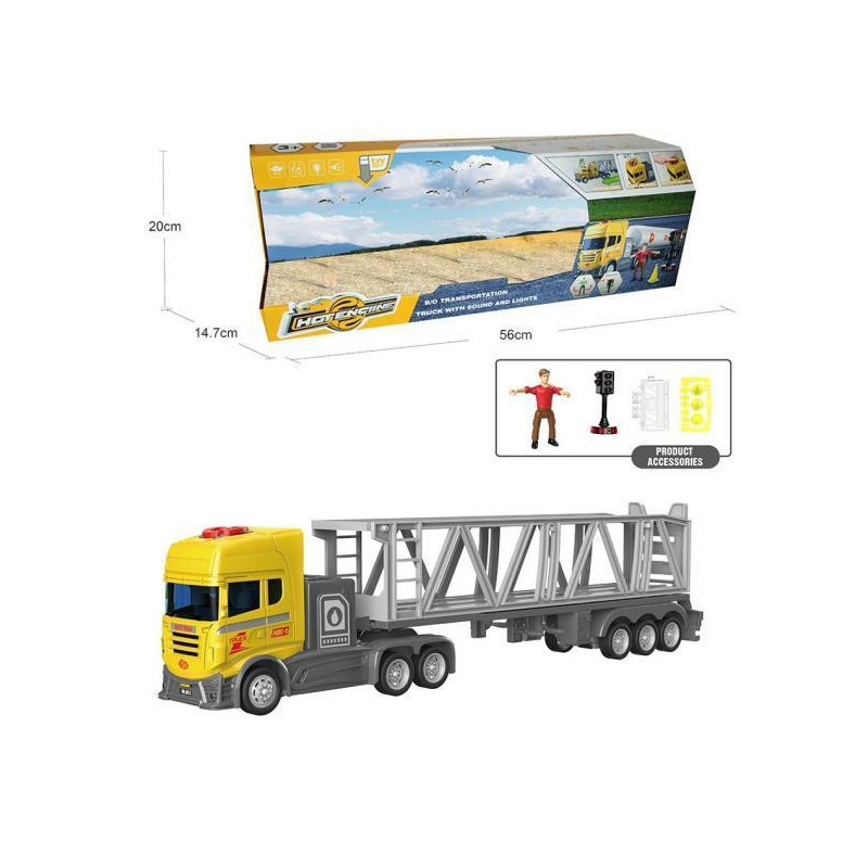 Camión Transportacoches C/Movimiento Luz y Sonido