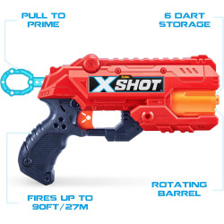 X-Shot Lanzador Reflex 6 con 12 Dardos