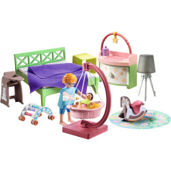 Playmobil 71609 Dormitorio con Zona de Juegos Bebe