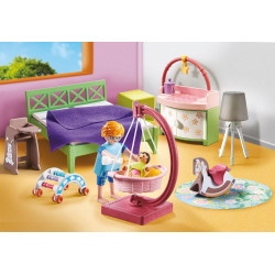 Playmobil 71609 Dormitorio con Zona de Juegos Bebe