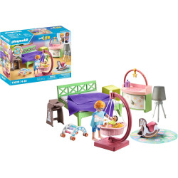 Playmobil 71609 Dormitorio con Zona de Juegos Bebe