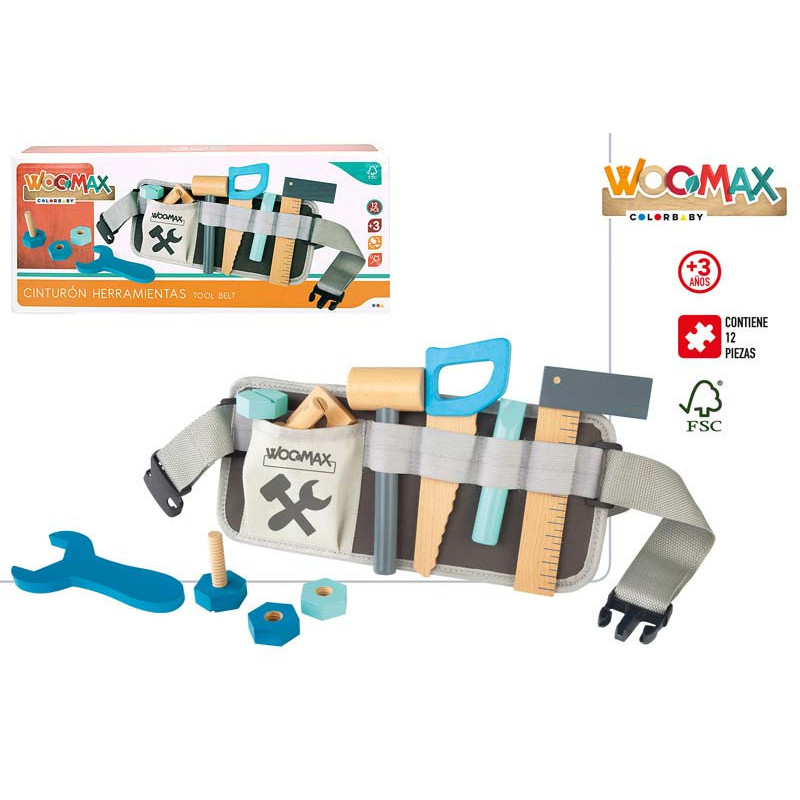 Woomax- Cinturón Herramientas Madera