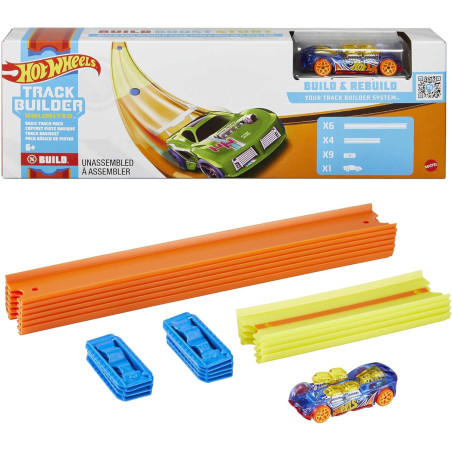 Pistas Track Builder Hot Wheels Pack Basico
