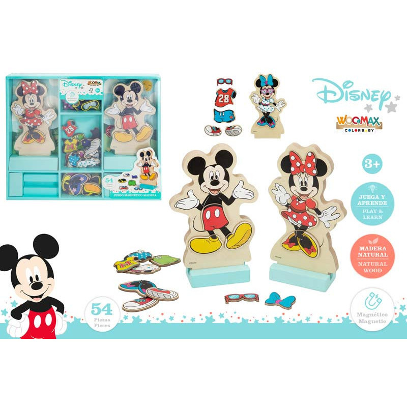 Woomax-  Disney Vestidos Madera Magnético