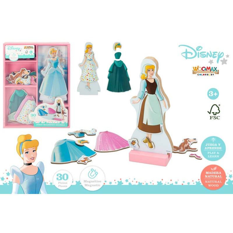 Woomax -  Disney Vestidos Madera Magnético