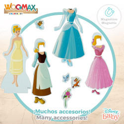 Woomax -  Disney Vestidos Madera Magnético