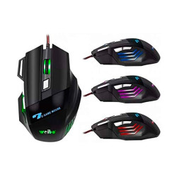 Raton gaming cable trenzado 1.8 metros