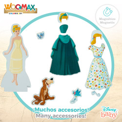 Woomax -  Disney Vestidos Madera Magnético