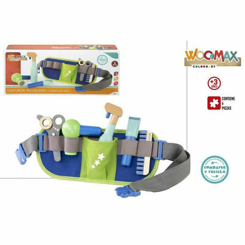 Woomax- Cinturón Peluquería Madera