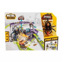 Zuru Metal Machines Pista Spider Strike con Vehículo
